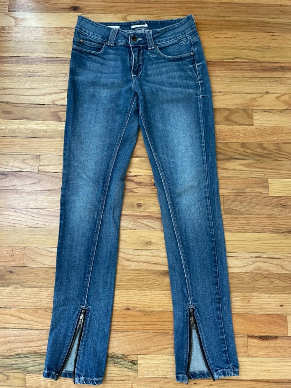 silence + noise High Rise Ankle Zip Twig Jeans